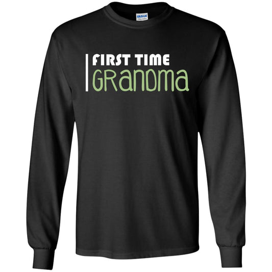 First Time Grandma Shirt Black