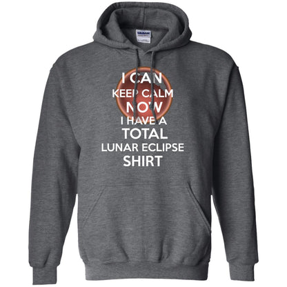 Lunar Eclipse 2018 Shirt Blood Moon Keep Calm Now T-shirt Dark Heather
