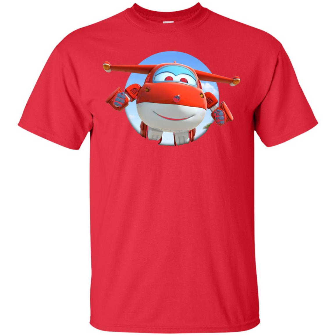 Super Wings Jett Movie Lover T-shirt Red