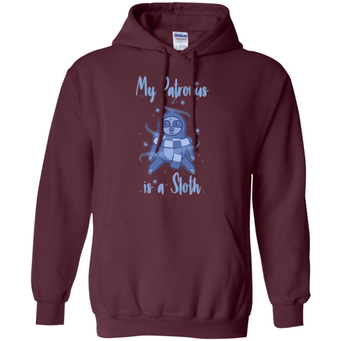 Film T-shirt My Patronus Is A Sloth T-shirt Maroon