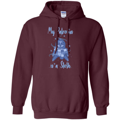 Film T-shirt My Patronus Is A Sloth T-shirt Maroon