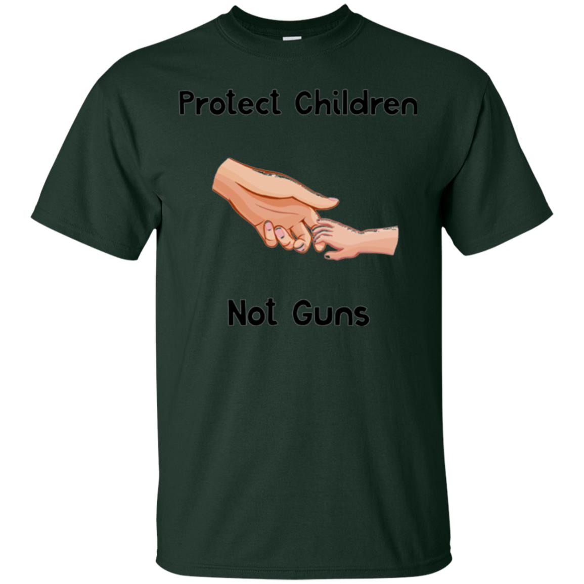 Protect Children Not Guns Anti Gun Protest T-shirt Forest