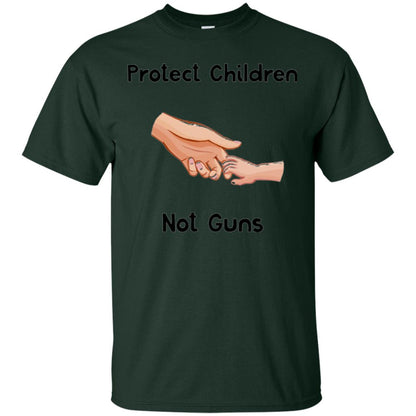 Protect Children Not Guns Anti Gun Protest T-shirt Forest