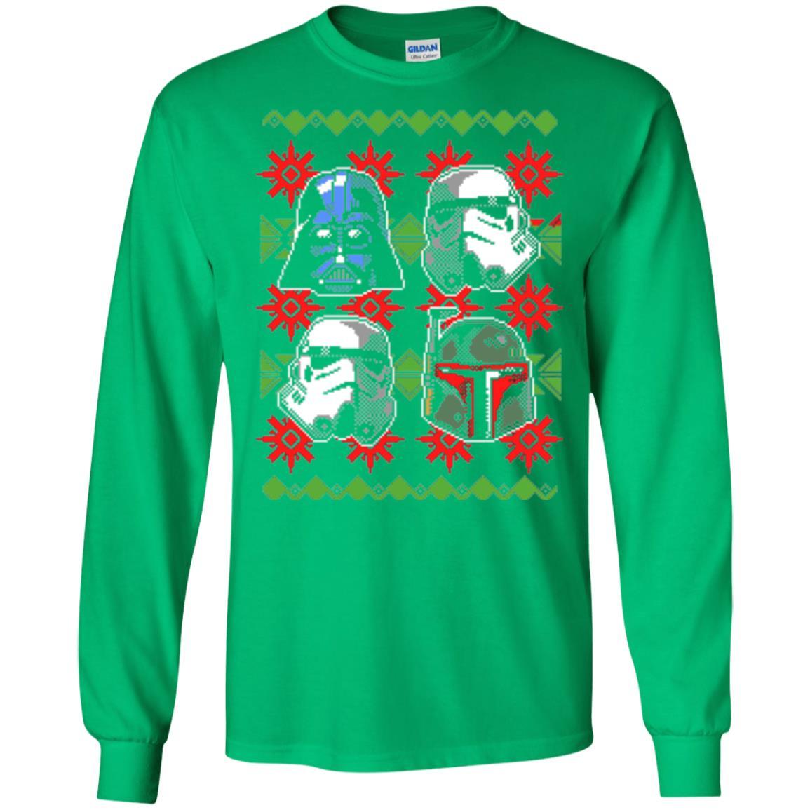 Film T-shirt Christmas Sweater Empire Helmets Irish Green