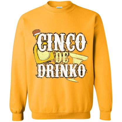 Funny Cinco De Mayo Drinko Celebration T-shirt Gold