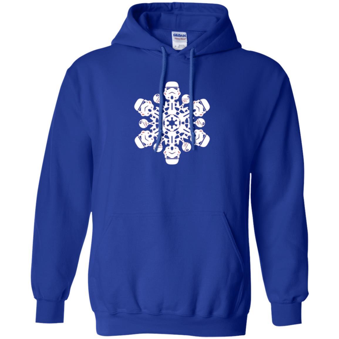 Film T-shirt Star Wars Stormtrooper Christmas Snowflake Graphic Royal