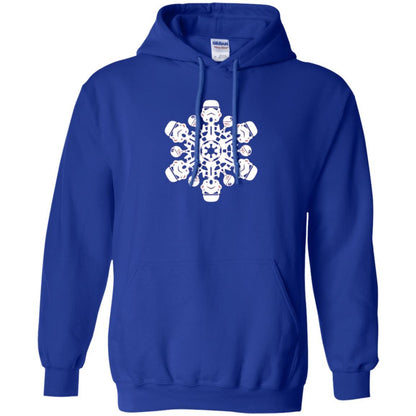 Film T-shirt Star Wars Stormtrooper Christmas Snowflake Graphic Royal