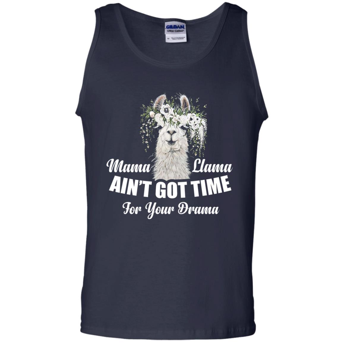 Llama Ain’t Got Time For Your Drama Mommy T-shirt Navy