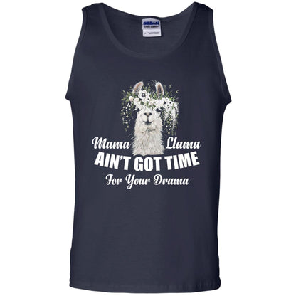 Llama Ain’t Got Time For Your Drama Mommy T-shirt Navy