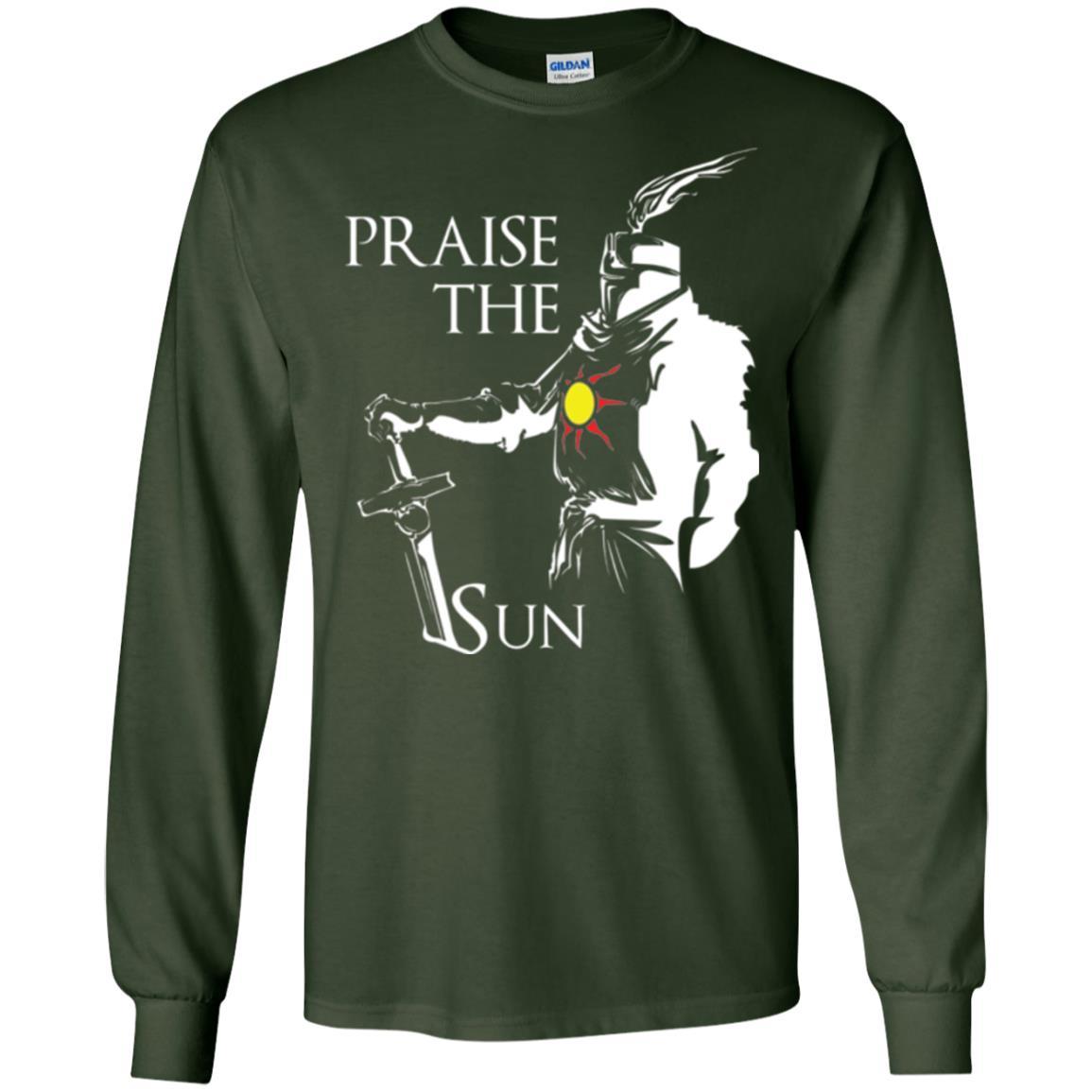 Gamer T-shirt Praise The Sun Knight T-shirt Forest Green
