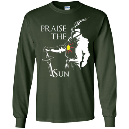 Gamer T-shirt Praise The Sun Knight T-shirt Forest Green