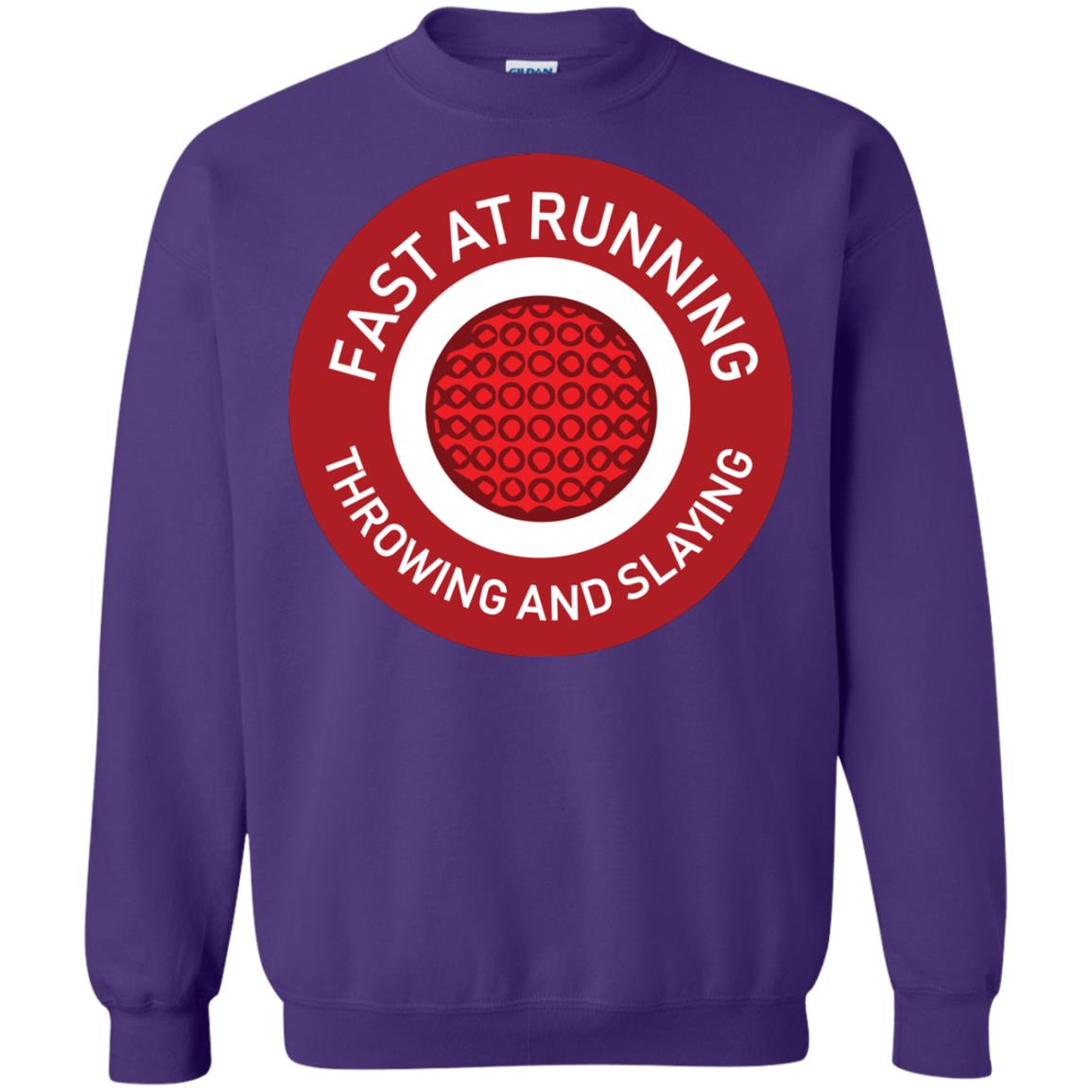 Fast At Running Throwing And Slaying Dodgeball Shirts Purple