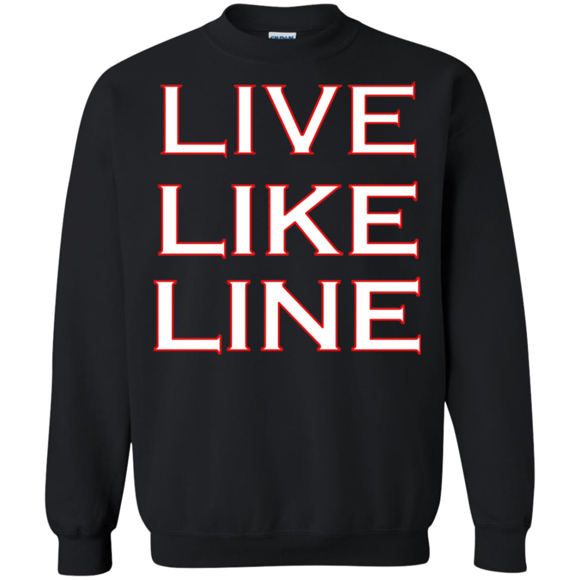 Live Like Line Volleyball Lover Shirt Black