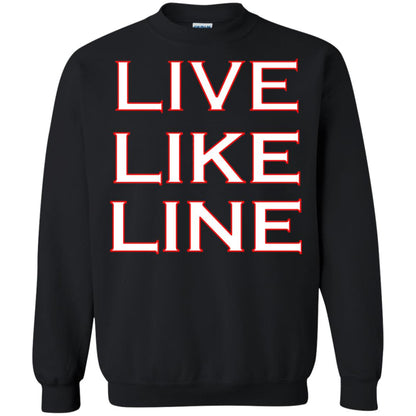 Live Like Line Volleyball Lover Shirt Black