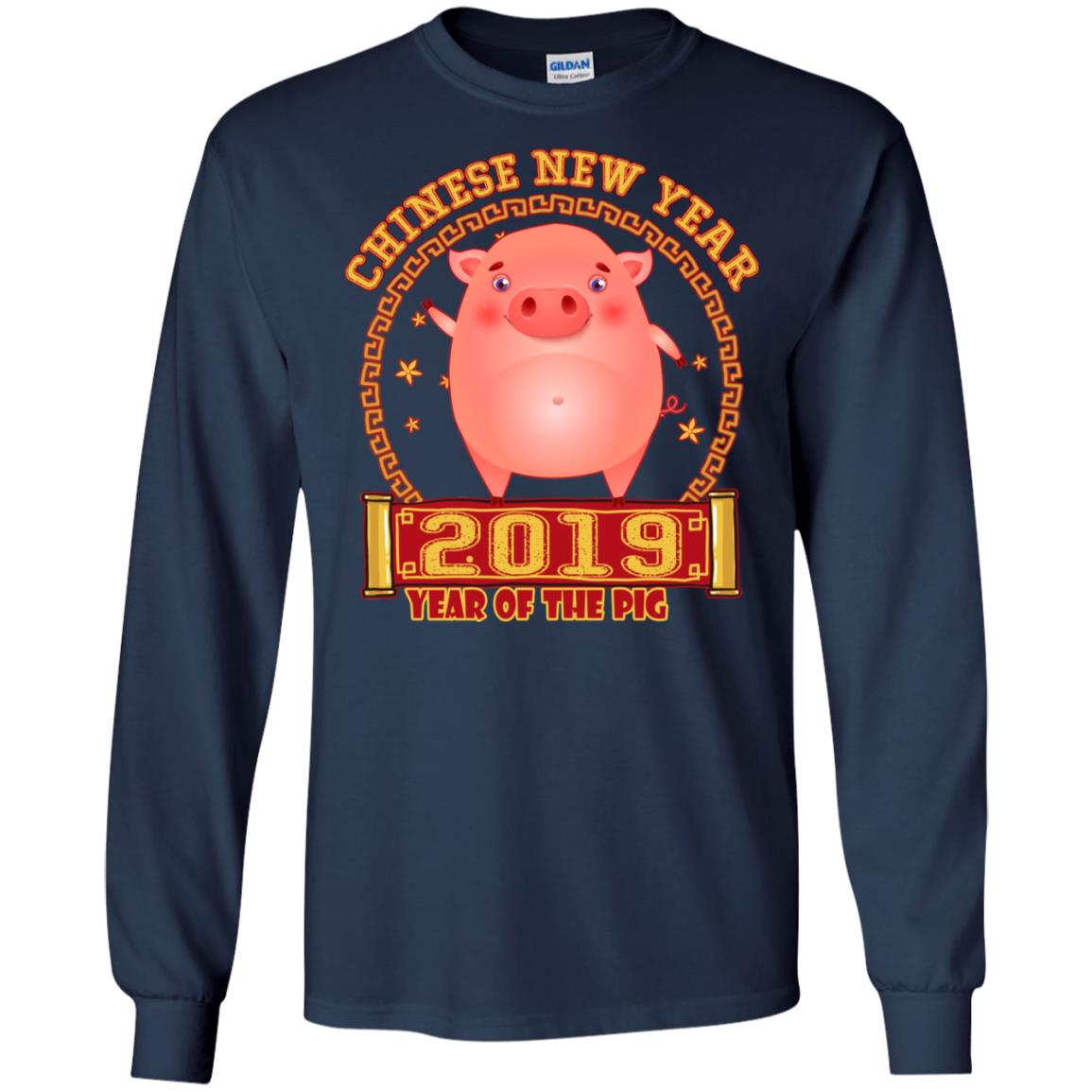 Chinese New Year Year 2019 Of The Pig Shirt Navy