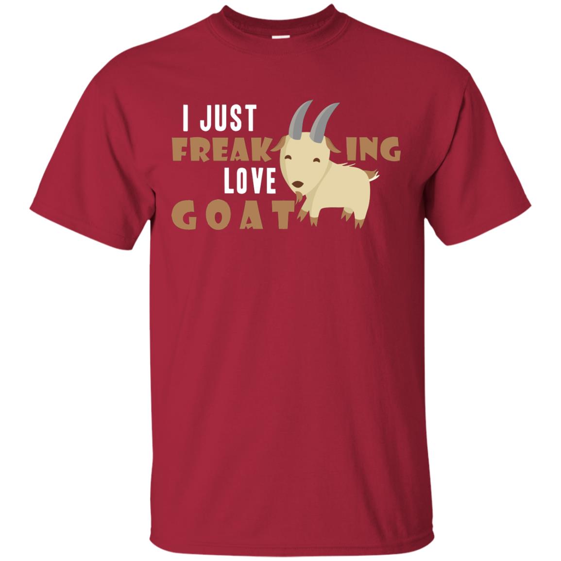 I Just Freaking Love Goat Shirt Cardinal