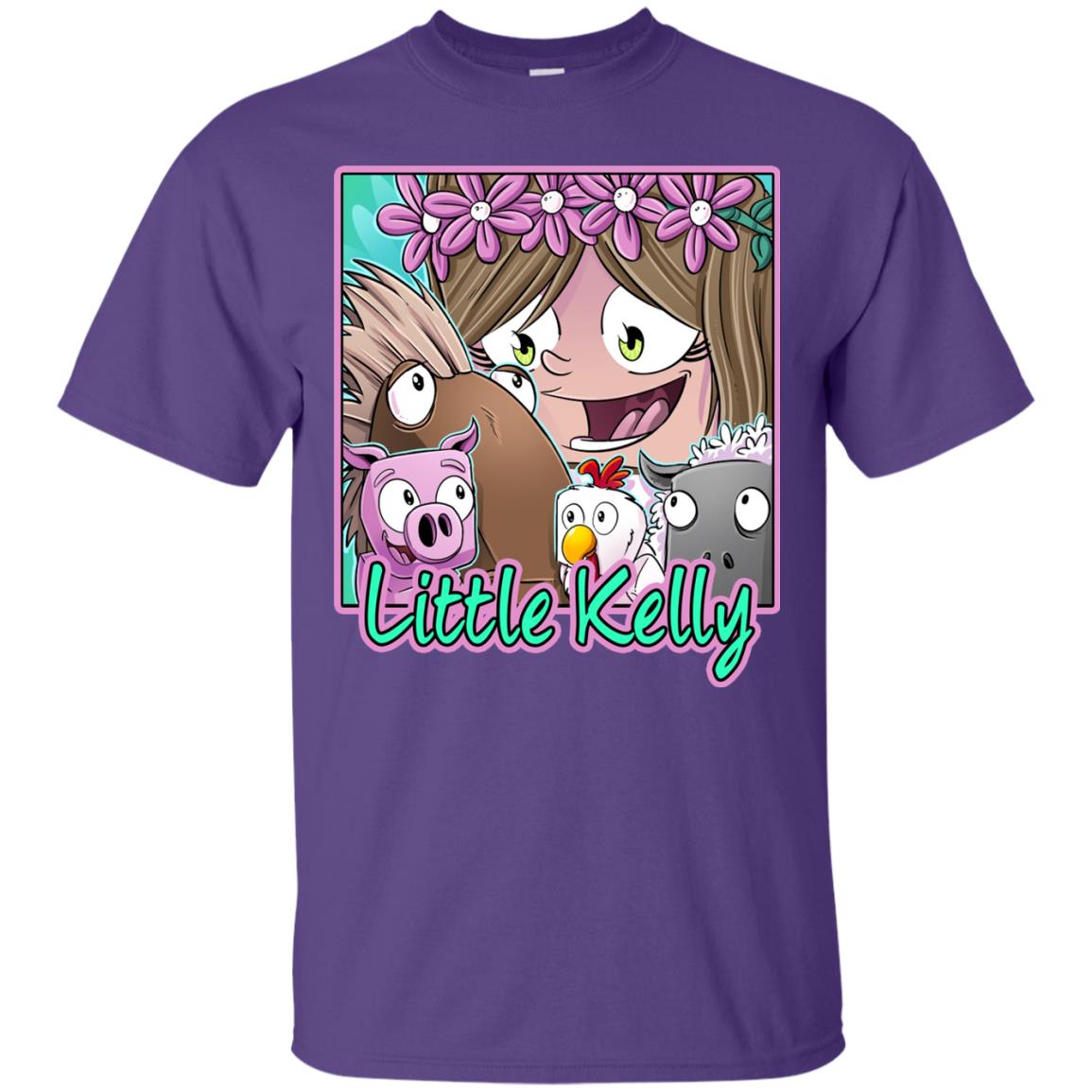 Little Kelly Minecraft Little Club Adventures Shirt Purple