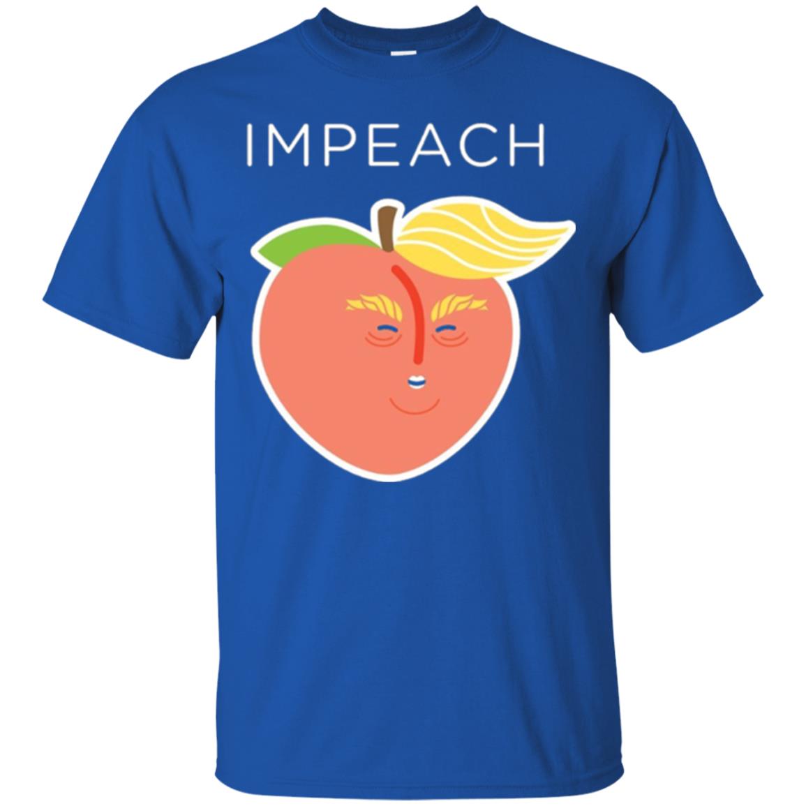 Anti Trump Peach Emoji T-shirt Impeach Donald Royal