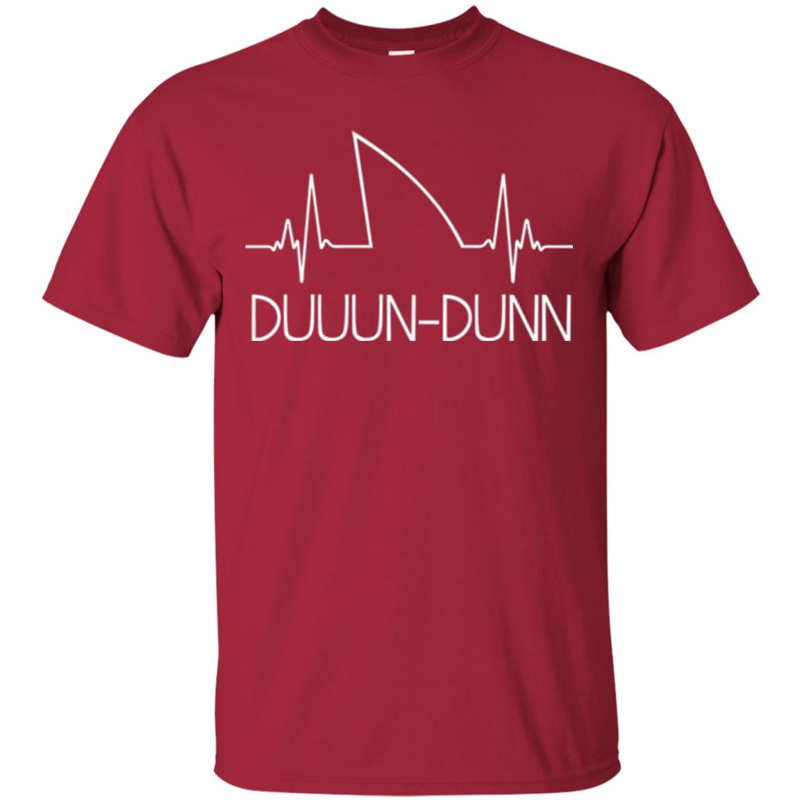Funny Shark Shirt Feat. Shark Heartbeat Shark Lovers T-shirt Cardinal