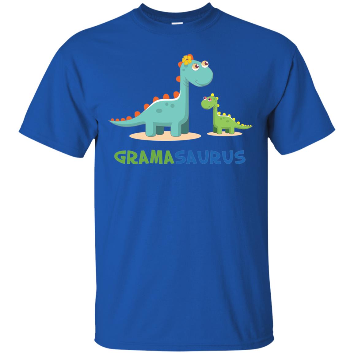 Gramasaurus Grandmom Grandma Shirt Royal