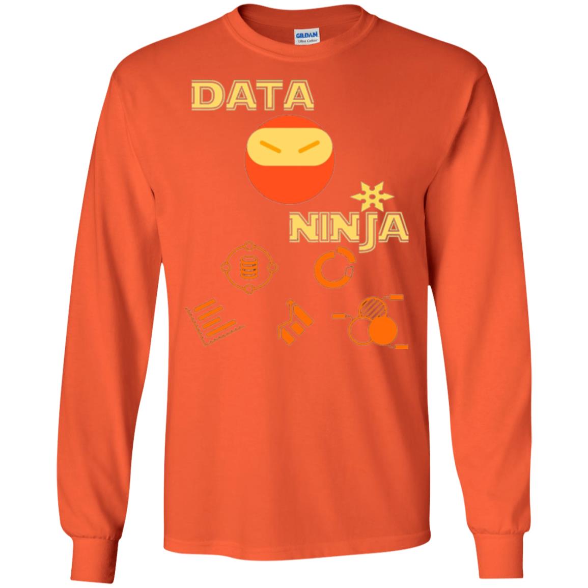 Data Ninja T-shirt Orange