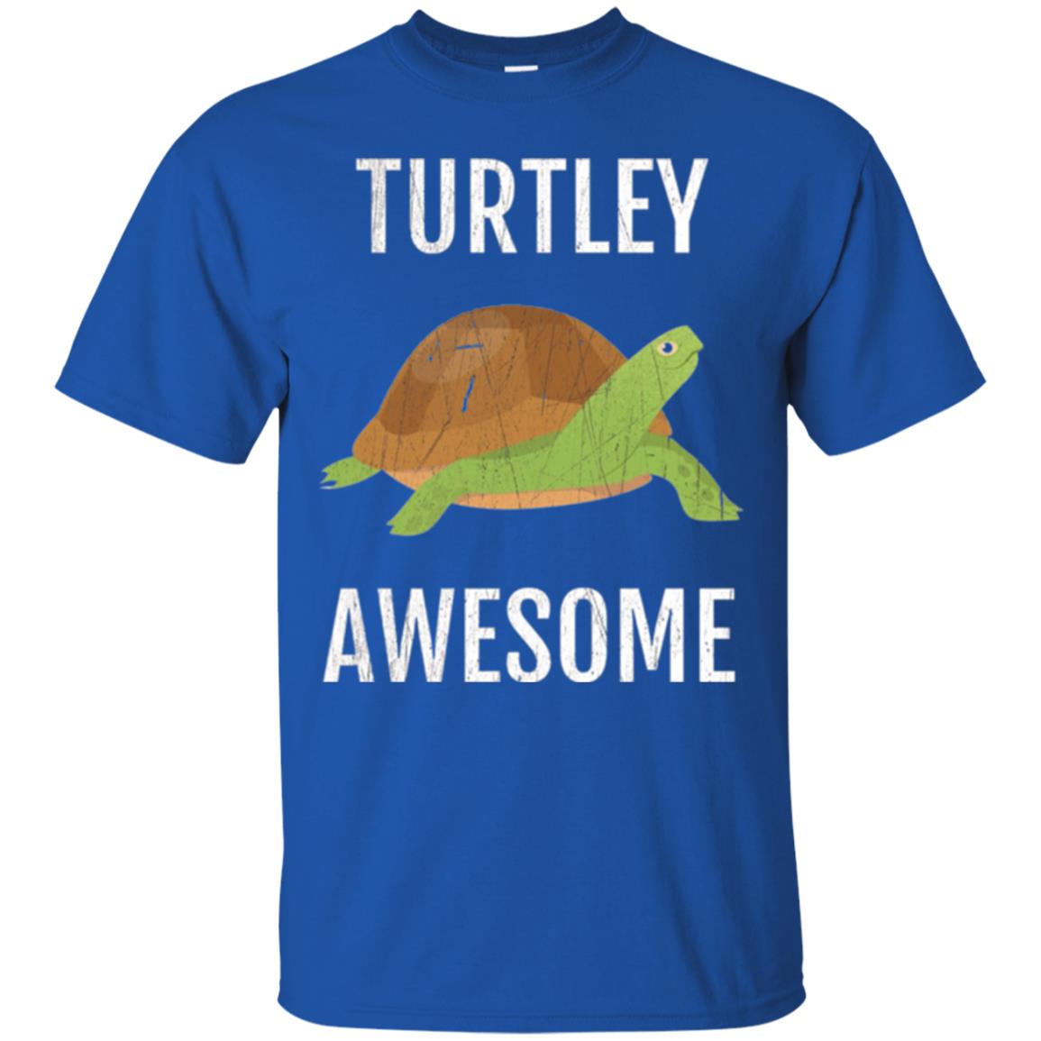 Turtle T-shirt Turtley Awesome Royal