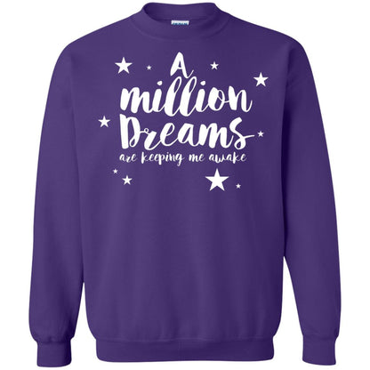 A Million Dreams Are Keeping Me Awake T Shirt Purple