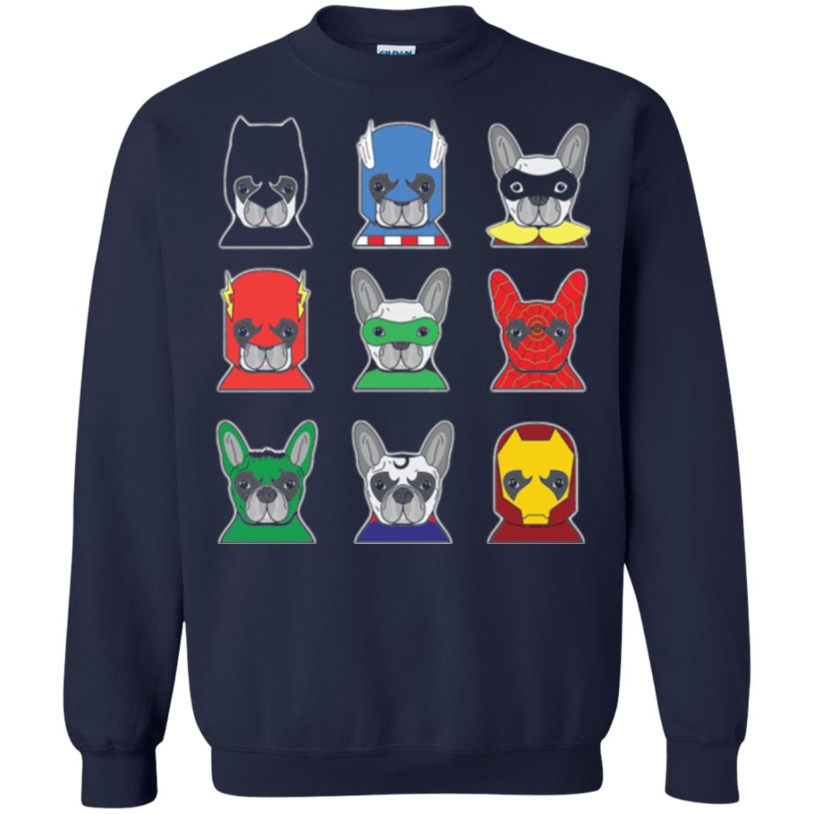 Dog Lover T Shirt Bulldog Bulldogs Heroes Navy