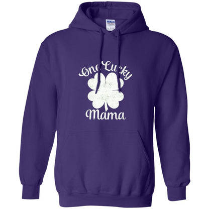 One Lucky Shamrock Mama St. Patrick's Day T-shirt Purple