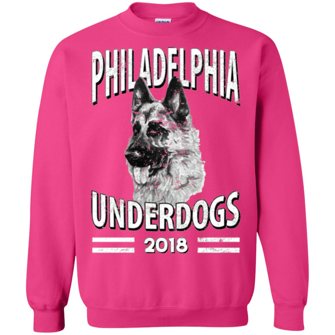 Dog Lover T-shirt Philadelphia Underdogs 2018 T-shirt Heliconia