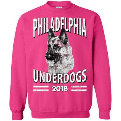 Dog Lover T-shirt Philadelphia Underdogs 2018 T-shirt Heliconia