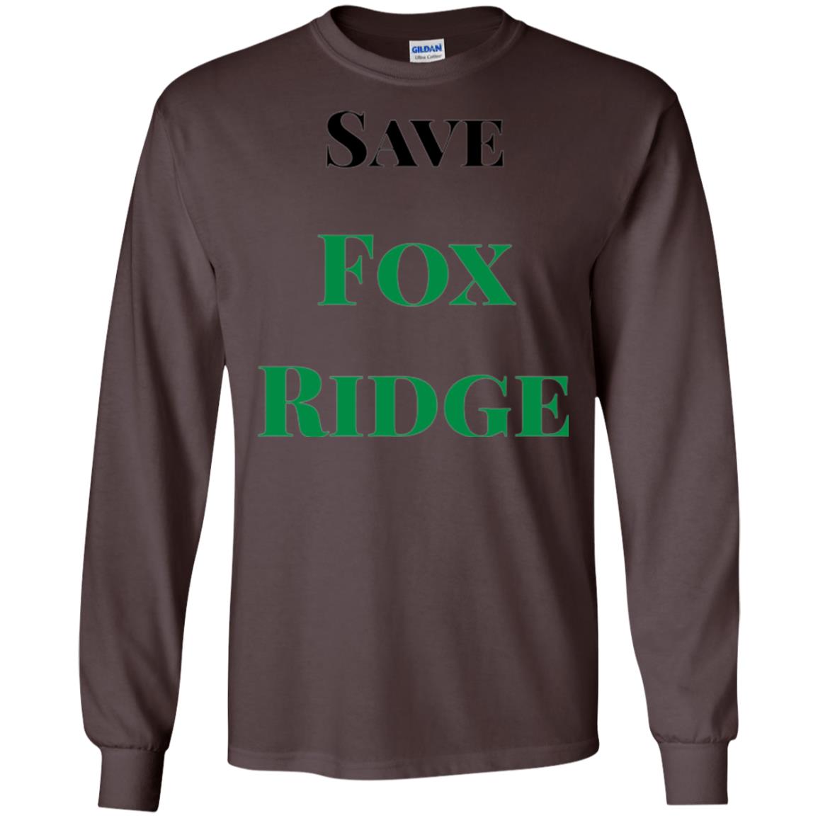 Elementary T-shirt Keep Calm And Save Fox Ridge Dark Chocolate