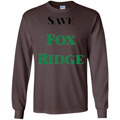 Elementary T-shirt Keep Calm And Save Fox Ridge Dark Chocolate