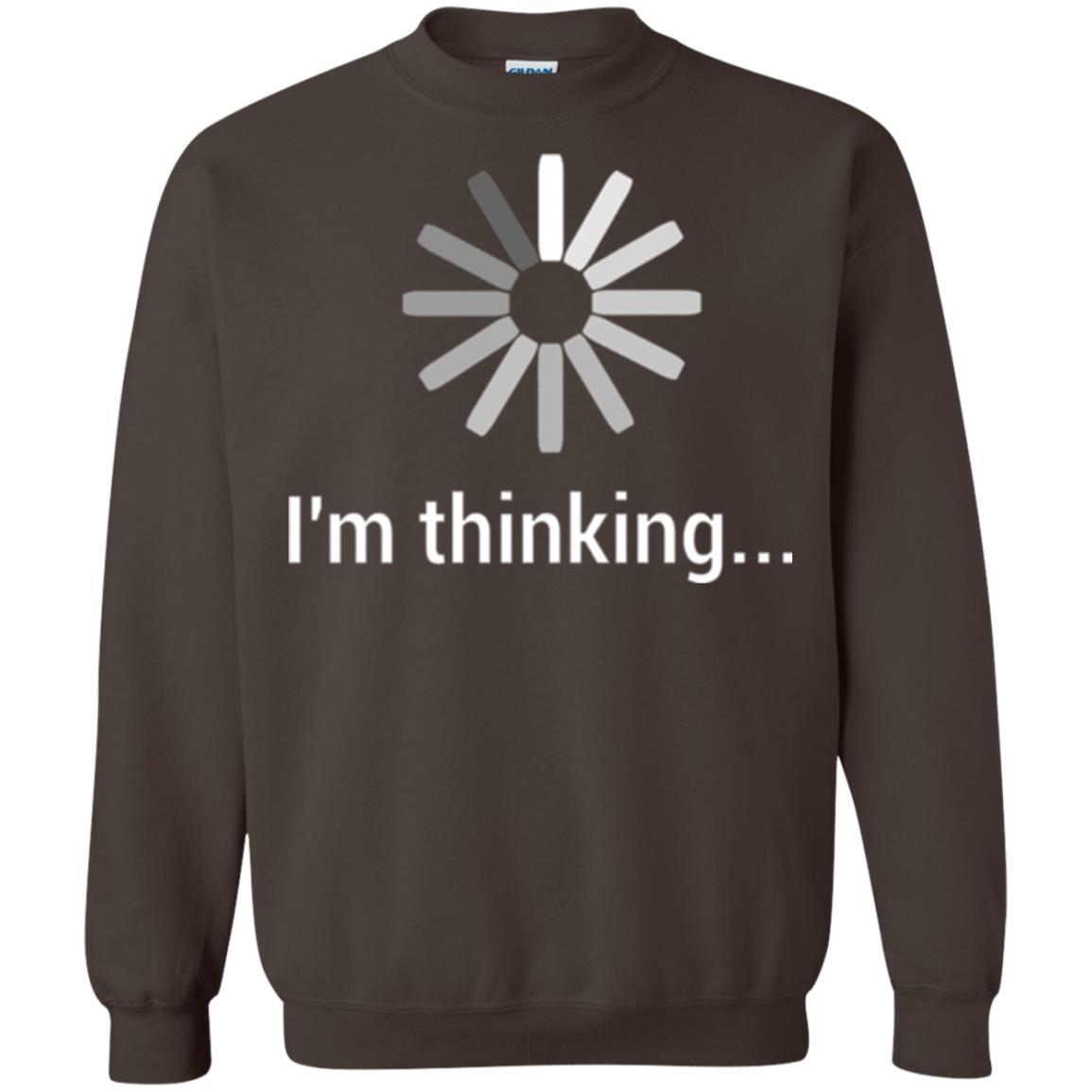 Loading T-shirt I'm Thinking T-shirt Dark Chocolate