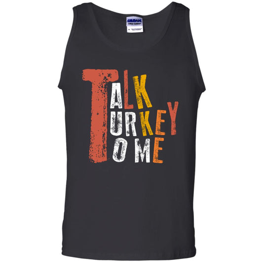 Talk Turkey To Me Thanksgiving Idea Gift Shirt Black