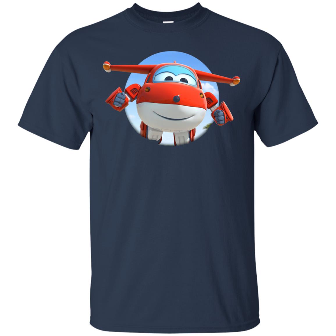Super Wings Jett Movie Lover T-shirt Navy
