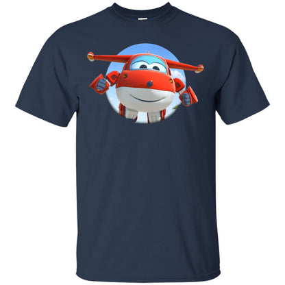 Super Wings Jett Movie Lover T-shirt Navy