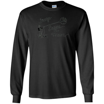 Film T-shirt It's A Wonderful Life George Lassos The Moon Black