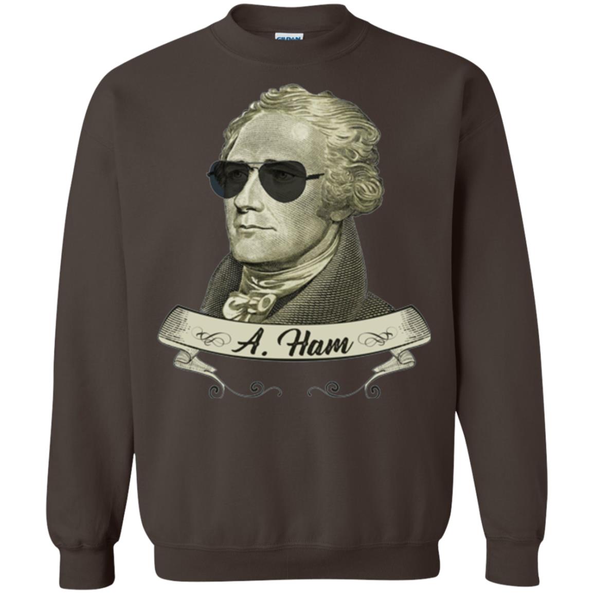 Funny Hamilton T-shirt Dark Chocolate