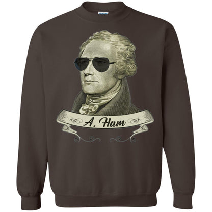 Funny Hamilton T-shirt Dark Chocolate