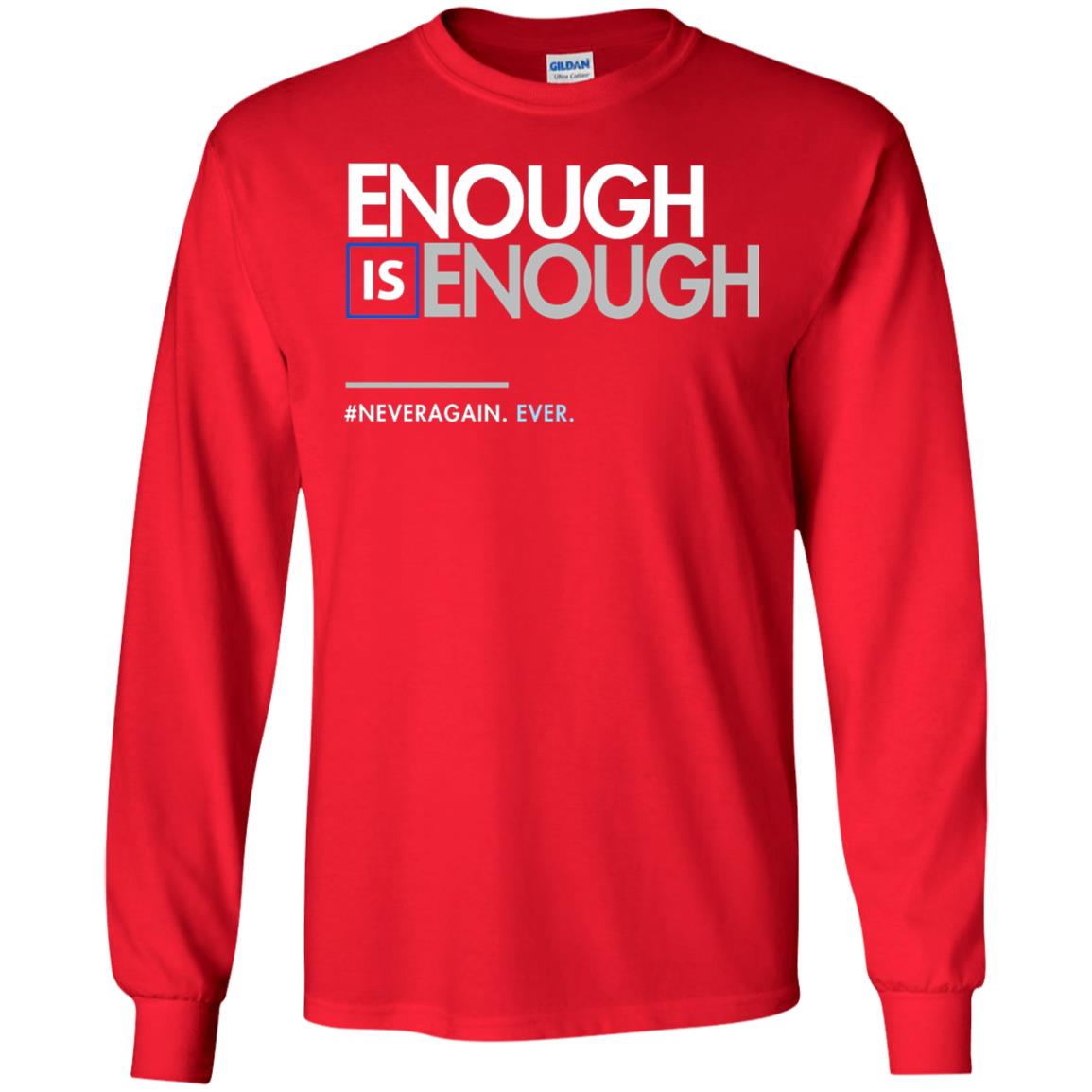 Enough Is Enough Gun Control T-shirt Red