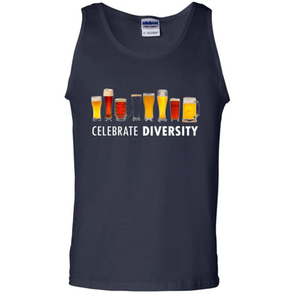 Beer Lovers T-shirt Celebrate Diversity Navy