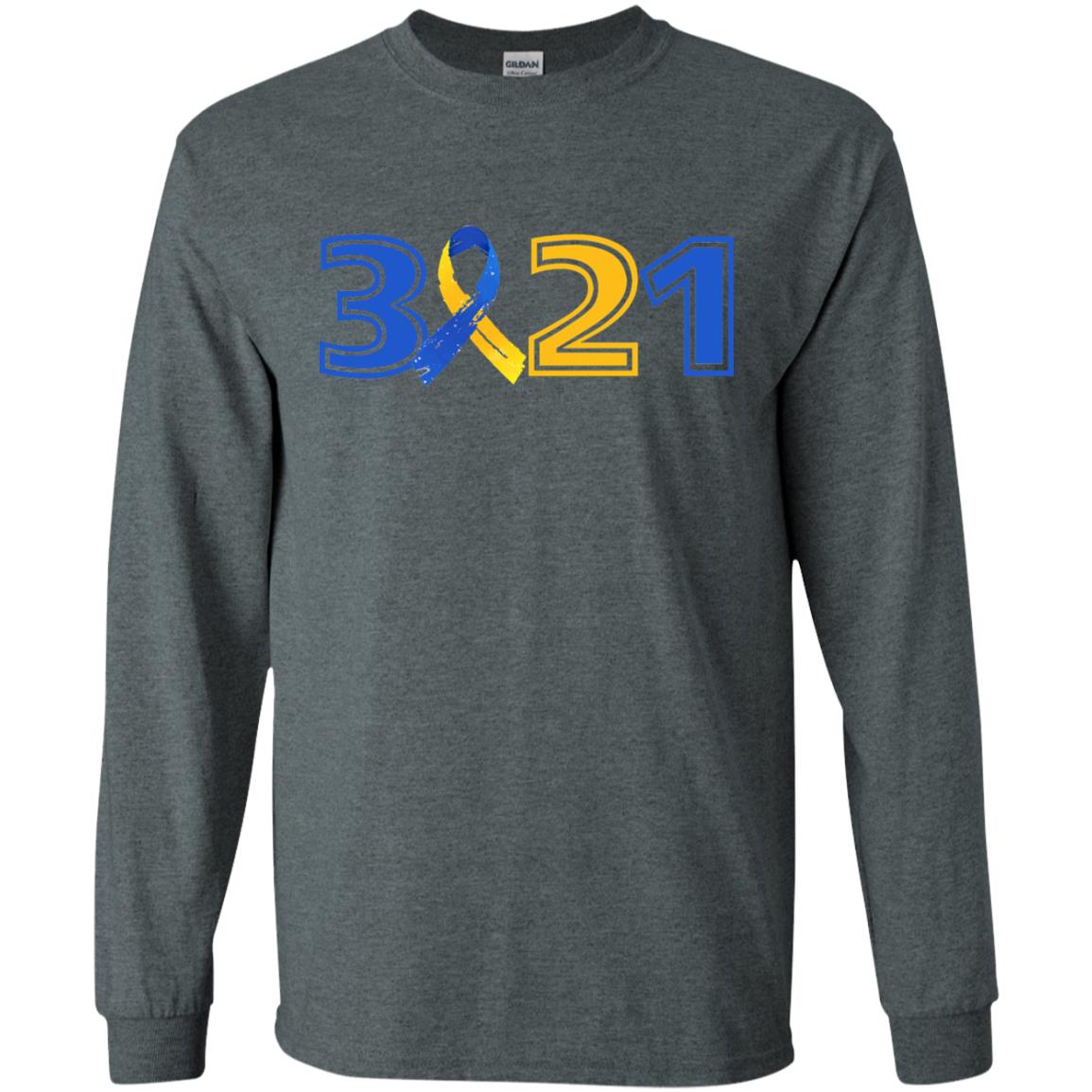 Awareness March 21 World Down Syndrome Day T-shirt Dark Heather