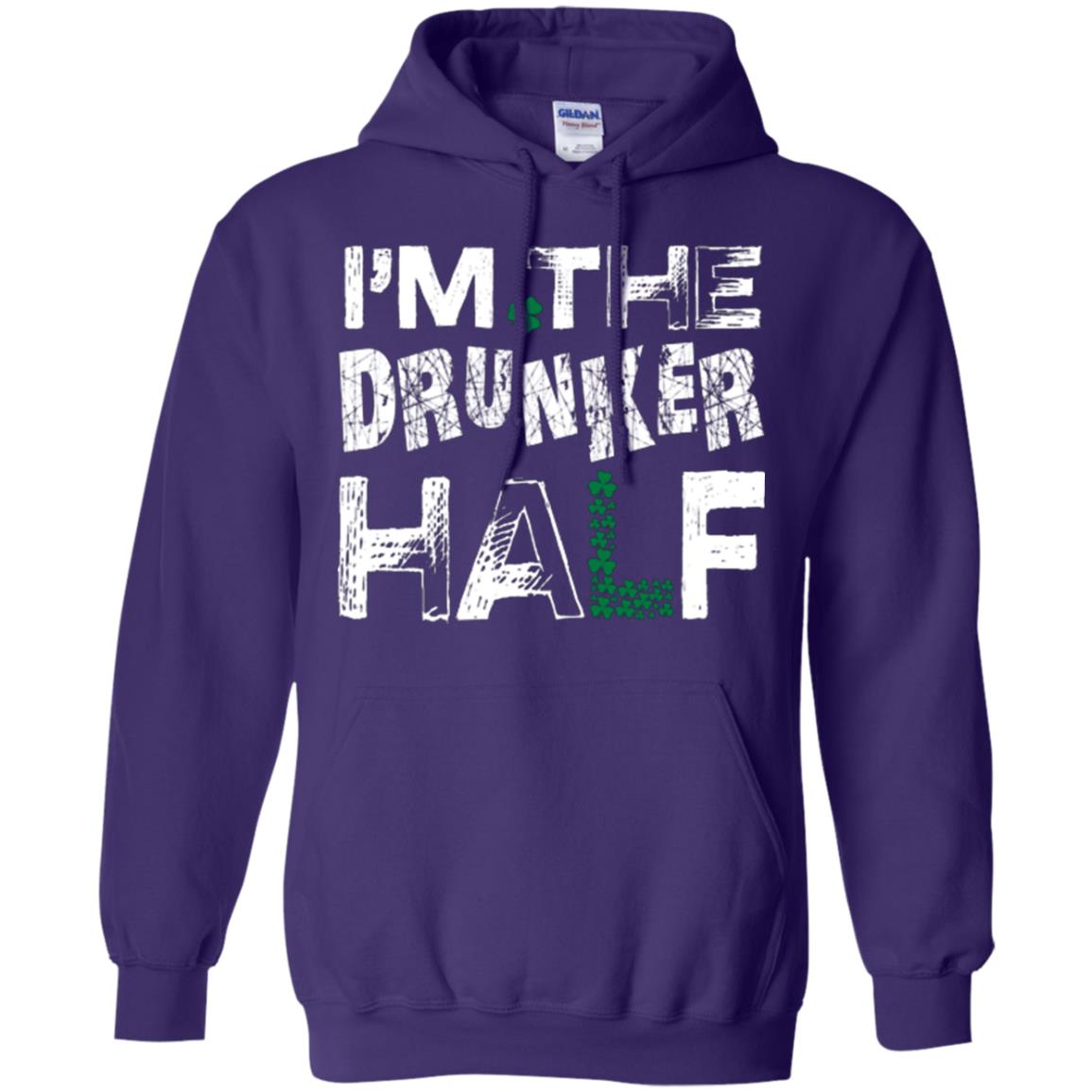 I_m The Drunker Half St. Patrick_s Day T-shirt Purple
