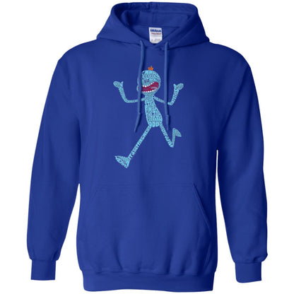 Cartoon T-shirt It_s Mr. Meeseeks Typography Royal