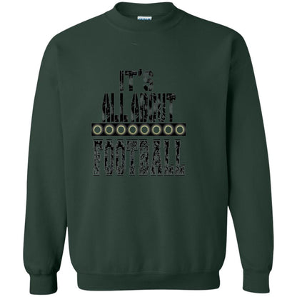 Football Lover T-shirt It_s All About Football Forest Green