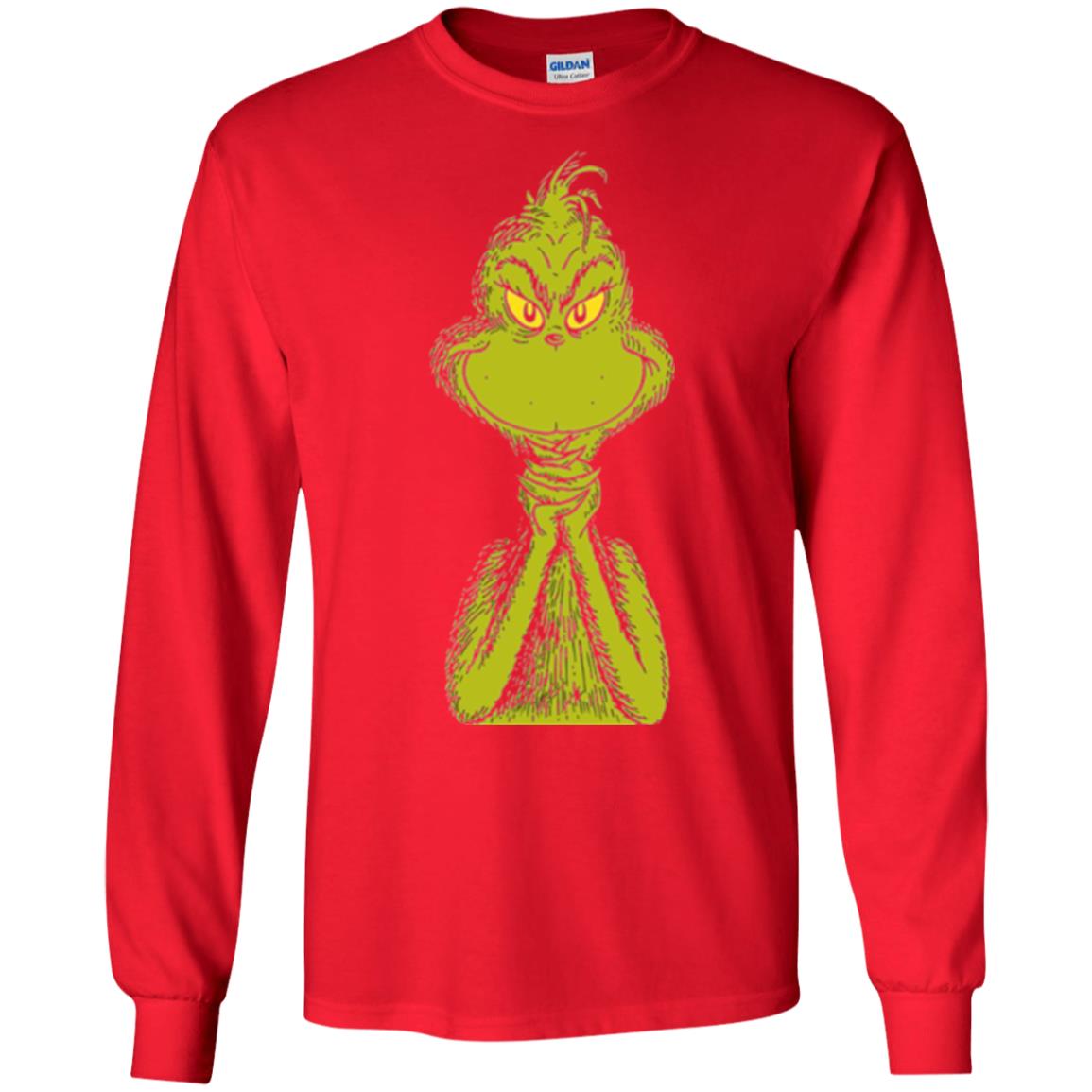 Dr. Seuss Classic Sly Grinch T-shirt Red