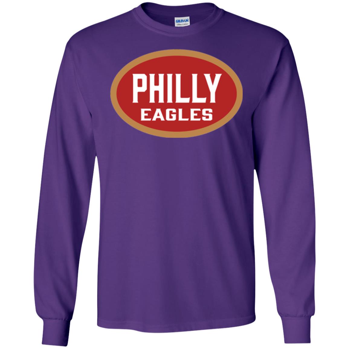 Football T-shirt Philly Eagles Purple