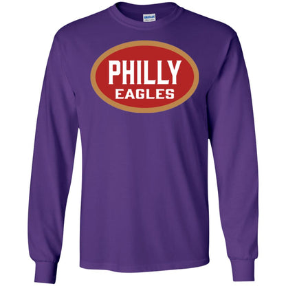 Football T-shirt Philly Eagles Purple