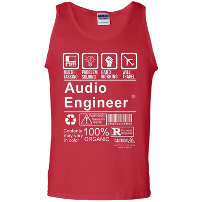 Audio Engineer Shirt Multi Tasking Problem Solving Red
